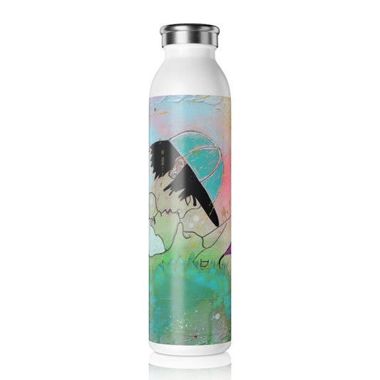 Upside Down Kisses Slim Water Bottle