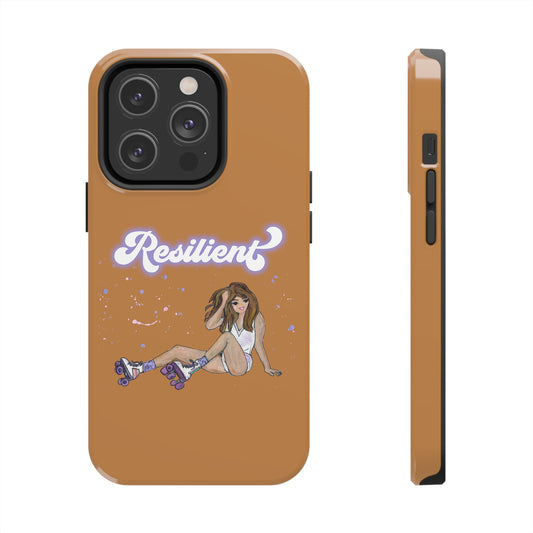 Resilient - Vintage Golden Brown Tough Phone Case