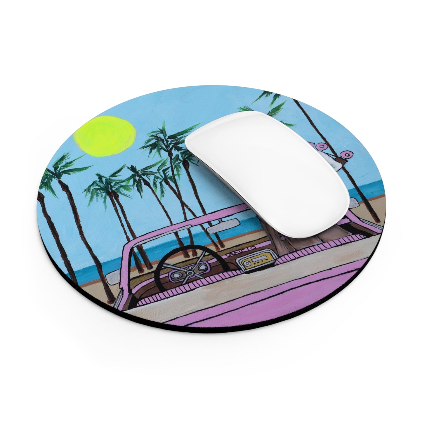 Roller Dawl Beach Babe Mouse Pad